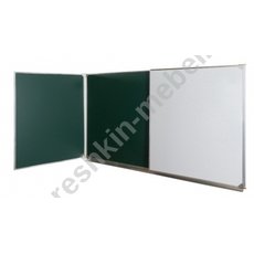 Доска школьная трехэлементная комбинированная