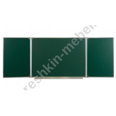 Доска школьная трехэлементная мел