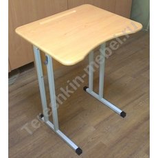Стол ученический одноместный №3-7 Столешница МДФ эргономичной формы