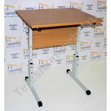 Стол ученический одноместный регулируемый по высоте (р.гр. №2-4, №3-5, №4-6, №5-7)