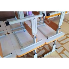 Стол ученический одноместный регулируемый высота и налон столешницы №1-3 №2-4 №3-5 №4-6 Парта трансформер с наклоном "Ростомат" ТИП 1