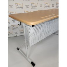Стол ученический регулируемый МДФ перфорированный экран