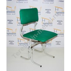 Стул детский дошкольный на металлокаркасе регулируемый по высоте, мягкий №(1,2,3)