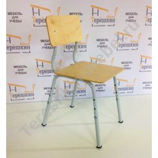 Стул детский регулируемый на круглом металлокаркасе телескопическое соединение