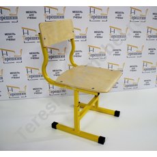 Стул дошкольный на металлокаркасе регулируемый по высоте №0-2 1-3 2-4