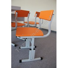 Стул ученический регулируемый по высоте