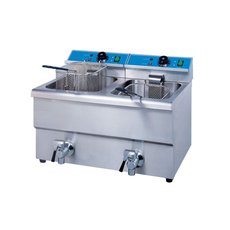 Фритюрница EKSI HEF-12L-2 с краном