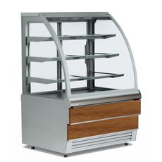 Прилавок тепловой Carina 02 1,0 (орех тоскана, серебро)