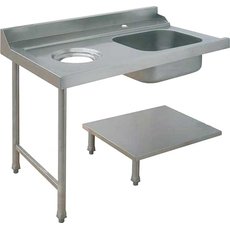 Стол для грязной посуды, с мойкой и отверстием к посудомоечным машинам Elettrobar 75441