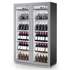 Винный шкаф Enofrigo MIAMI B/R VT RF 7DR черный