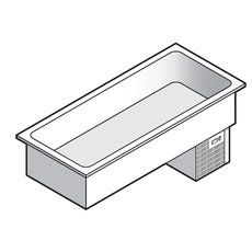 Встраиваемая охлаждаемая ванна Emainox IVR3