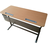 Стол ученический "Киташка - 2" двухместный регулируемый, объемный фронтон,с регулировкой наклона столешницы
