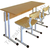 Стол ученический двухместный (р.гр. №3 №4 №5 №6 №7)