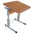 Стол ученический одноместный регулируемый высота и налон столешницы №1-3 №2-4 №3-5 №4-6 Парта трансформер с наклоном "Ростомат" ТИП 1
