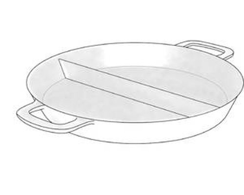 Чугунная 2-секционная сковорода GG 8340