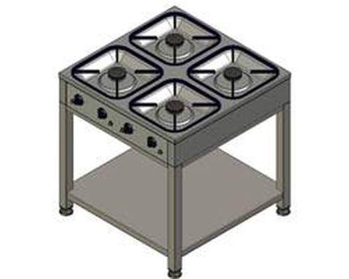 Газовая плита 4-конфорочная KSB 04 8116