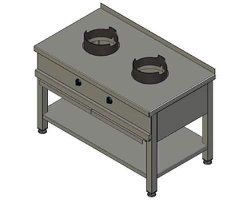 Газовая вок-плита большая KSW 02 8785