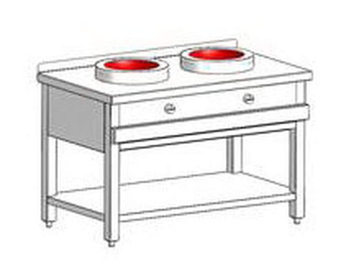 Индукционная вок-плита большая ETK-I-W 732217