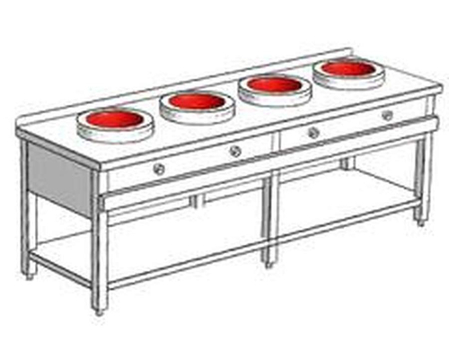 Индукционная вок-плита большая ETK-I-W 732417