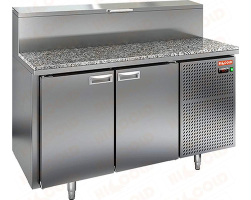 Стол холодильный для пиццы HiCold PZ1-11/GN (каменная столешница)