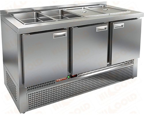 Стол холодильный для салатов HiCold SLE3-111GN (без крышки)