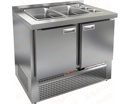 Стол холодильный для салатов HiCold SLE3-11GN (без крышки)