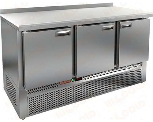 Стол холодильный HiCold GNE 111/TN (полипропиленовая столешница)