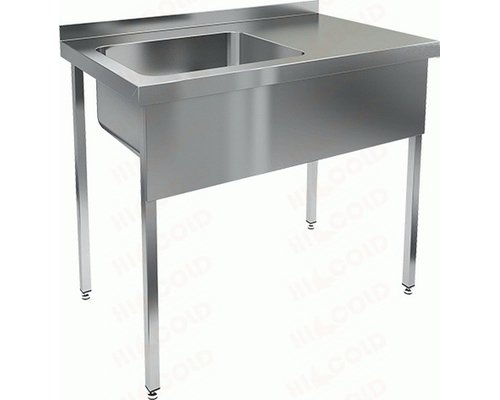 Ванна моечная цельнотянутая НСО1М-11/6БП(БЛ) с одной мойкой