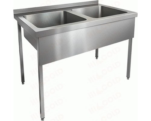 Ванна моечная цельнотянутая НСО2М-10/6Б с двумя мойками