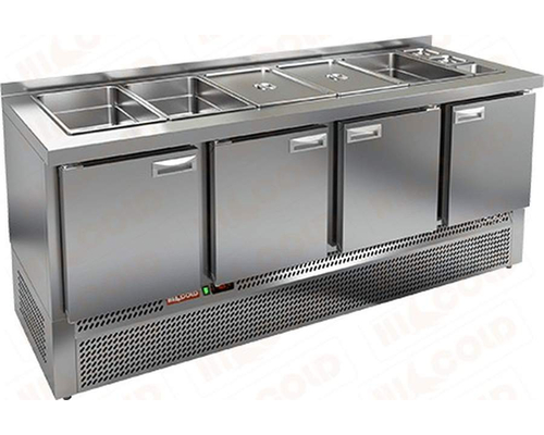 Стол холодильный для салатов HiCold SLE3-1111GN (без крышки)