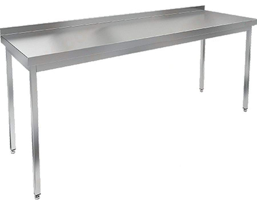 Стол пристенный с бортом (столешница 1мм) НСО-17/7Б-1