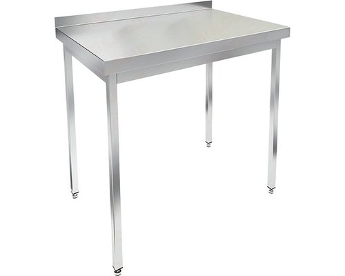 Стол пристенный с бортом (столешница 1мм) НСО-8/6Б-1