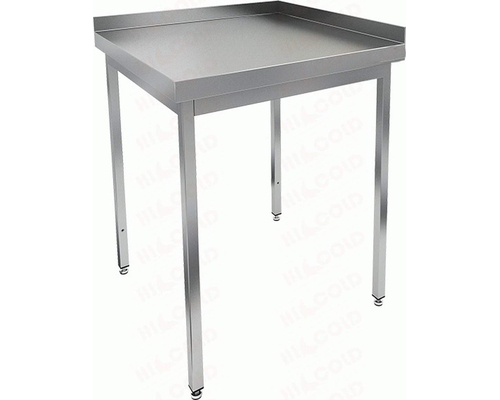 Стол угловой с двумя бортами (столешница 1мм) НСО-6/7ББ-1