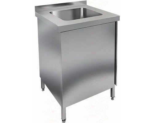 Стол закрытый с моечной ванной НСЗ1М-6/6БЛ (БП)