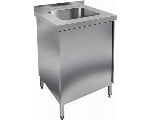 Стол закрытый с моечной ванной НСЗ1М-6/7БЛ (БП)