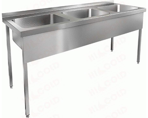 Ванна моечная цельнотянутая НСО3М-18/6Б с тремя мойками