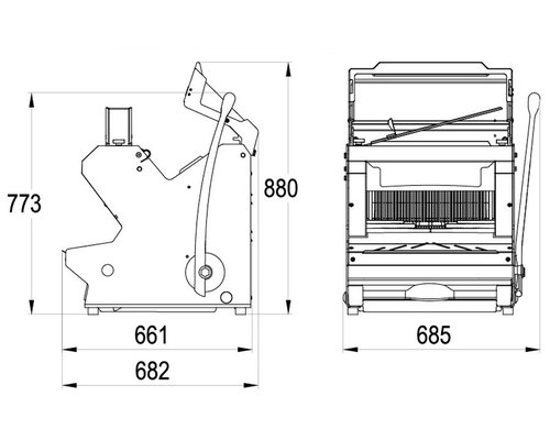 Хлеборез JAC PICO 450 (15 мм)