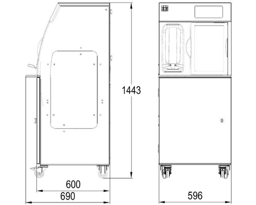 Хлеборез JAC SLIM SELF (нерж.)
