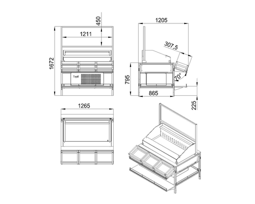 Холодильный стол ITON Promo