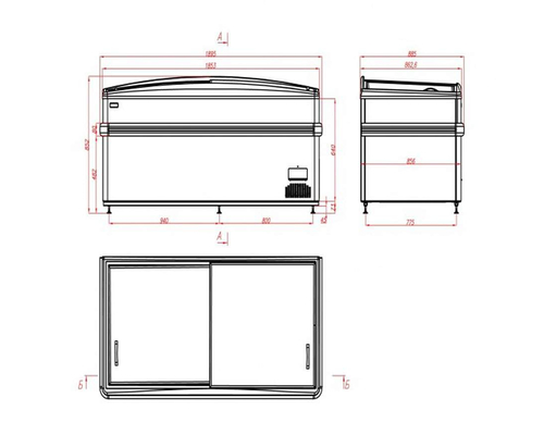 Ларь-бонета ITON Eagle Gelato 180Т (торец)