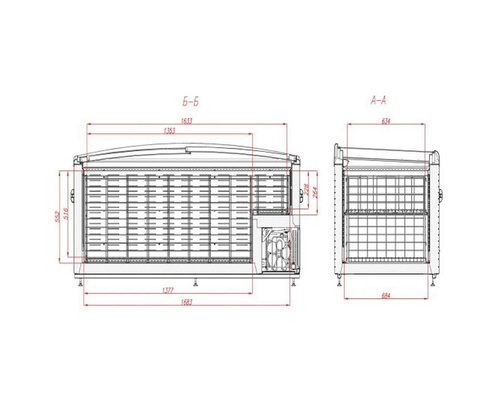 Ларь-бонета ITON Eagle Gelato 180Т (торец)