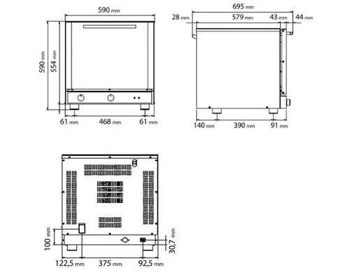 Шкаф пекарский Itforno ITF 423 P