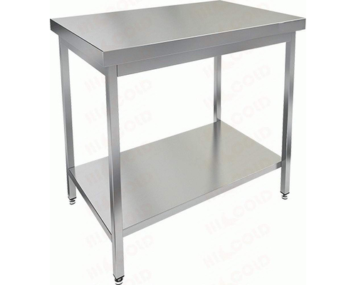 Стол разделочный центральный с полкой (столешница 1мм) НСО-9/7П-1