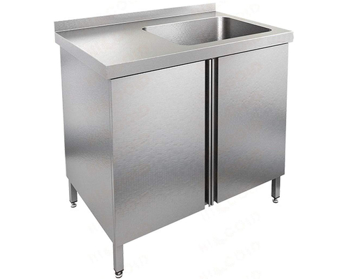 Стол закрытый с моечной ванной НСЗ1М-9/6БП(БЛ)