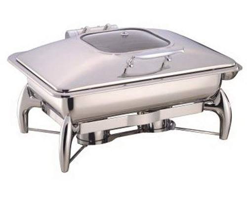 Чафин диш со стеклянной крышкой 9 л MVQ 1011L