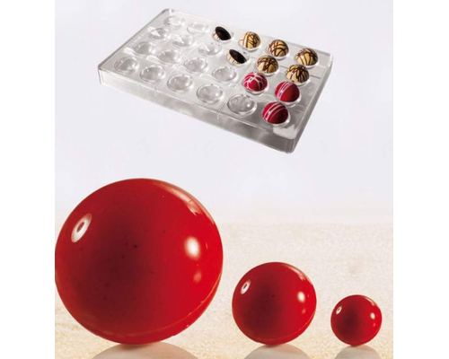 Форма для шоколада Martellato MA5000 (полусфера)