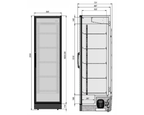 Холодильный шкаф Briskly R ONE 5
