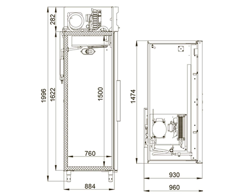 Холодильный шкаф Polair DB114-S