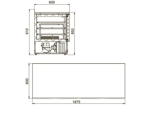 Холодильный стол Polair TDi4-G
