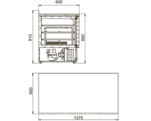Холодильный стол Polair TMi3-G